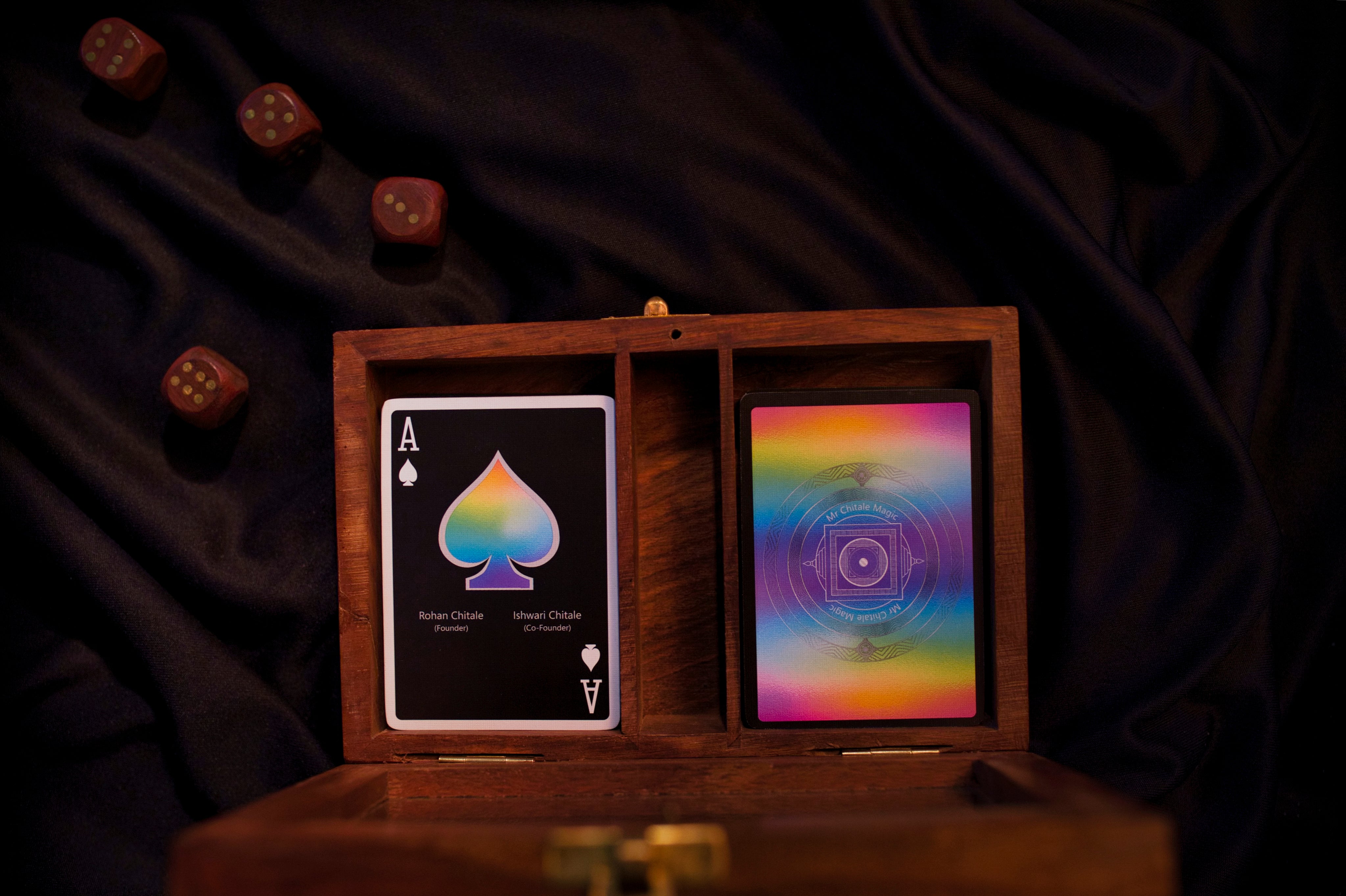 MrChitale.com | Sub Rosa Edition Holographic Gilded Luxury Playing ...